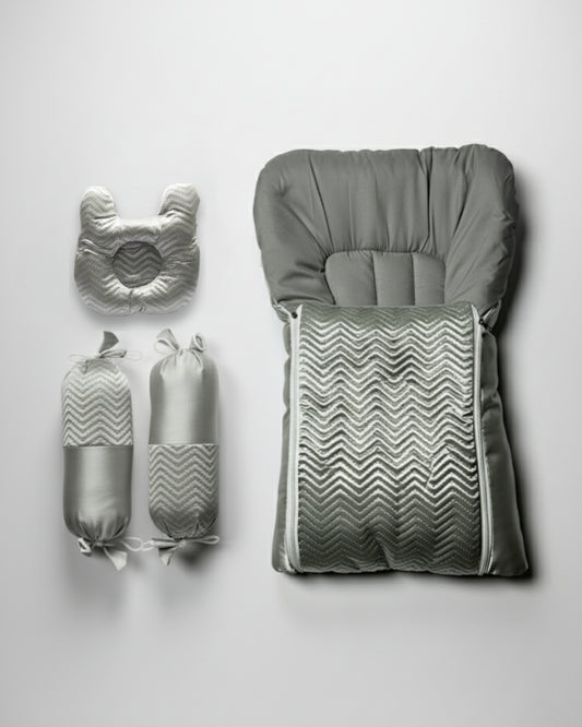 Premium Baby Nest Set – Grey