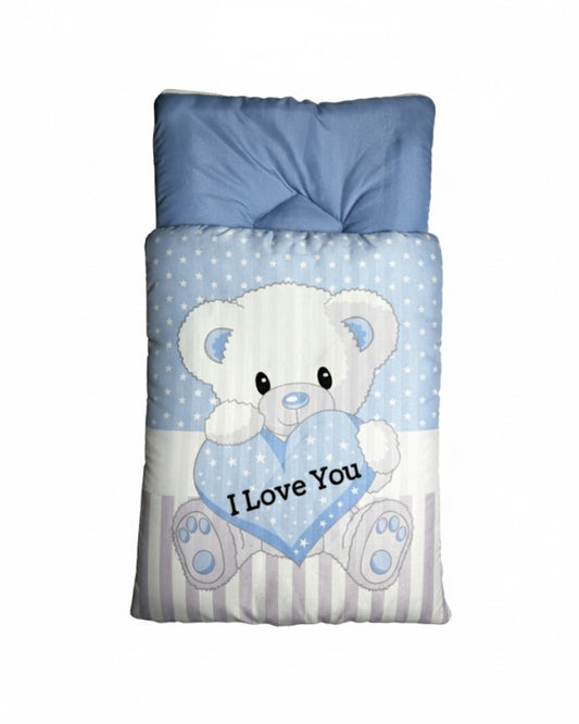 Snuggle Bear Baby Carry Nest – Blue