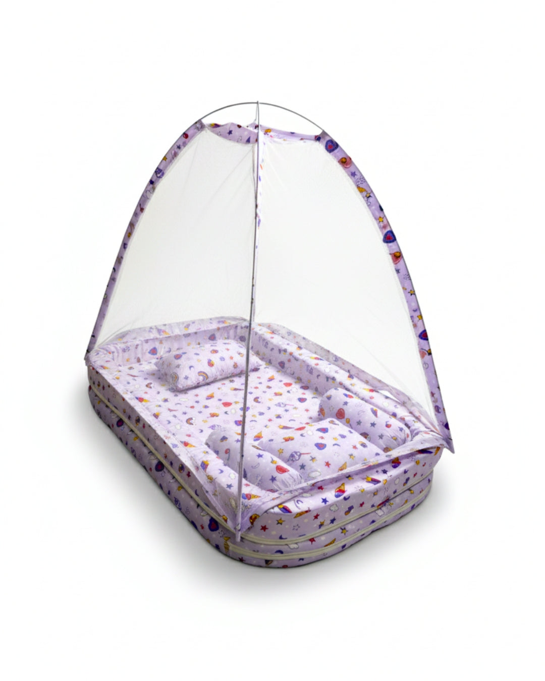 SnuggleCloud™ Deluxe Baby Sleeper Set (Purple Pattern)